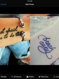 Her tattoos