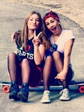 Sarah Richards and Emily Santos