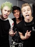 Luke hemmings, Calum Hood and Micheal Clifford