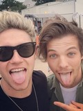 Niall Horan and Louis Tomlinson