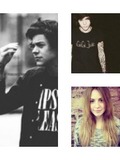 Gemma, Harry and Edward Styles