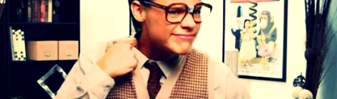 He was once a nerdy boy