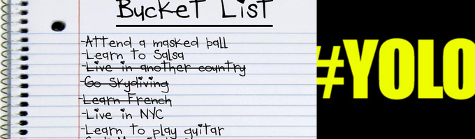 Live Life Through a Bucket List.