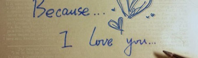 Because .. I love you ..
